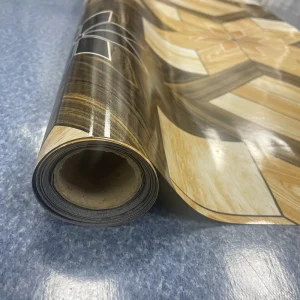 0.9MM Wood Designs PVC Sponge Floor Covering for Indoor Usage PVC Plastic Flooring PVC Flooring Sheets Roll
