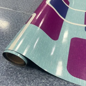 0.9MM Wood Designs PVC Sponge Floor Covering for Indoor Usage PVC Plastic Flooring Sheets Roll