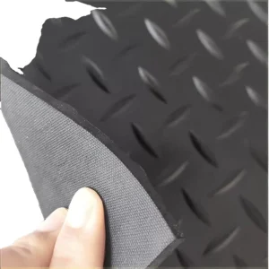 1/8″ Thick Diamond Plate Garage Floor Rubber Mat