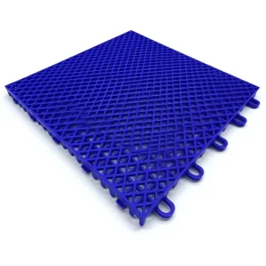 1 ft Double-Layer Diamond Interlocking PP Sports Floor Tiles for Basketball, Volleyball, Badminton, and Pickleball Courts, ASF-03