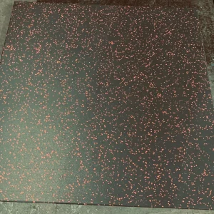1 m x 1 m Colorful EPDM Interlocking Rubber Gym Floor Mat Non-Toxic Easy-Cleaning Waterproof