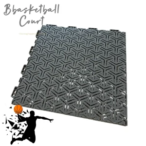 1 x 1 Feet Portable Outdoor Interlocking Basketball Sports Court Flooring Tiles Easy Installation Anti-Slip