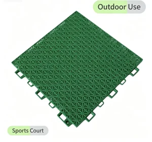 1.05cm Thick PP Interlocking Floor Tile for Kindergarten Entertainment Plaza & Senior Centers