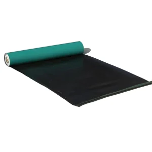 1.2*10m Anti Static Floor Mat High Temperature Resistance EsdTable Rubber Roll 2MM Shinny Finish ESD Rubber Mat