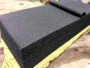 1.2mx10m EPDM Noise Insulating Colorful Rubber Gymnasium Flooring Roll