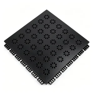 1.6cm Thick TPE Interlocking Sports Floor Tiles Happiness Flower for Kindergarten & Sports Venues