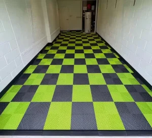 1.8cm Thick Interlocking Plastic Anti-Slip Floor Tiles Mat for Garage Car Wash Workshop