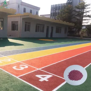 10% 13% Polymer Content EPDM Granules Rubber Material Eco Friendly Shock Absorption Elastic Flooring for Kid’s Playground Runway