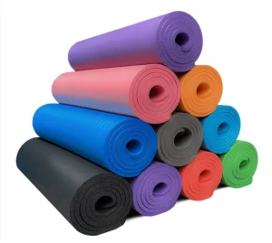 10 mm / 15 mm NBR Yoga Mat Non-slip Thick Pad Fitness Pilates Mat for Outdoor Gym Exercise