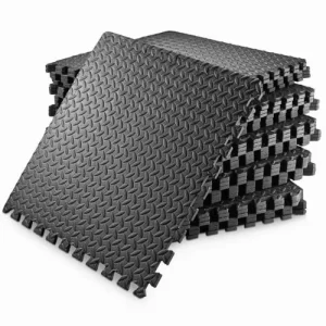 10 mm Thick Interlocking PE EVA Foam Gym Floor Mat for Yoga and Exercise