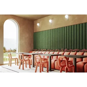 10.5mm 3D Design KuswaveA Modern Polyester Fiber Customized Acoustic Panels for Living Room Hospital & School