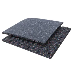 100*100cm Fitness Flooring Gym Mats 10-50mm Thickness SBR EPDM Colorful Rubber for Gyms