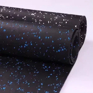 100% DPDM Recycled Rubber Gym Flooring Roll with Shock Absorption