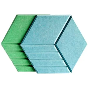 100% Eco-friendly Polyester Fiber Office Hall Acoustic Panel 12mm PET Sound-Absorbing Asepsis Soundproof for Hotel Apartment