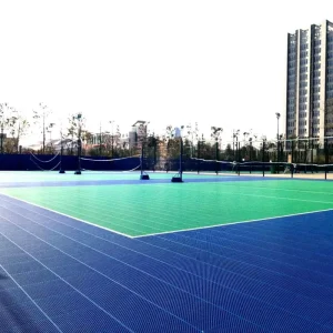 100% New PP Plastic Suspended Assembled Sports Floor Tiles for Volleyball, Badminton and Basketball Courts