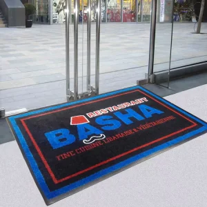 100% Nylon Custom Printed Welcome Logo Doormat