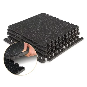 100% Recycled Rubber Granule Flooring Mats Carpet Floor Tiles for Fitness Room Home Gym