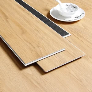100% Waterproof Eco-Friendly SPC Vinyl Flooring 6mm High-Durability Modern Gym Office Garage Hotel Supermarkets Easy Click Lock