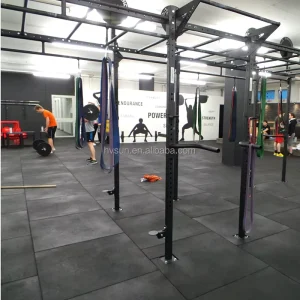 1000mmx 1000mmx 20mm Crossfit Rubber Gym Flooring