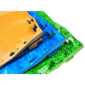 100X100cm Coated EVA Puzzle Foam Mat Interlocking Waterproof Non Slip Floor Tiles