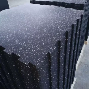 100cmx100cm Recycled Gym Equipment Flooring Cover Fitness Gym Rubber Flooring