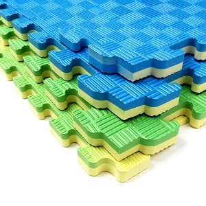 100x100cm Five Line EVA Foam Mat Gymnasium Sports Hall Multi Purpose Flooring Non Slip Waterproof Shock Proof