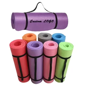 10mm 15mm 20mm NBR Non-Slip Tearproof Yoga Mat for Home Exercise