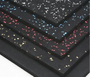 10mm 8mm 6mm Rubber Sports Floor Mat Interlock Rubber Tile Gym Flooring Rubber Tiles