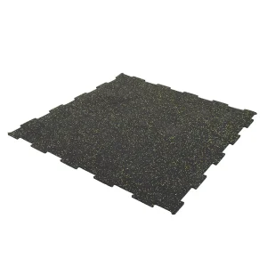 10mm Gym Floor Mats Fireproof 1m X 1m Non Toxic Gym Floor Mats for Protective Rubber Mat Flooring 50x50cm
