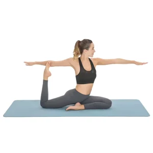10mm Non-Slip Double-Color TPE Yoga Mat with Grip Protection