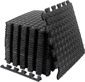 10mm Speckled Interlocking EVA Rubber Gym Floor Fitness Mat for Karate Taekwondo Workout
