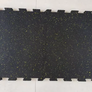 10mm Thick Shock-Absorbing Rubber Gym Floor Tile for Fitness Center