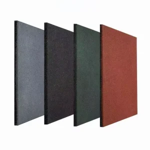 10mm to 50mm Rubber Tiles for Outdoor Environmentally Friendly Gym Flooring Durable Rubber Flooring