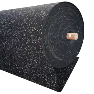 1100kg/m3 Density Eco-Friendly Anti-Slip Gym Rubber Flooring 2-10mm Thickness Roll Composed SBR EPDM Shock Absorption