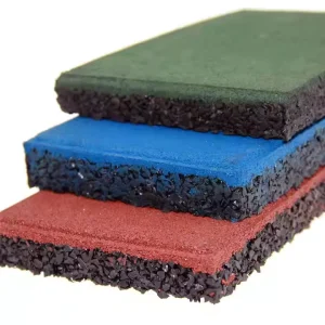 1130 Indoor and Outdoor Rubber Floor Tiles Safety Flooring Colored EPDM Granules for Fitness Playground