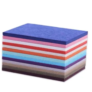1220x2420mm 9mm Thick Decorative Polyester Fiber PET Felt Acoustic Wall Panels Customizable Color for Interior