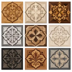 12mm Custom Multi Layer Engineered Solid Wood Parquet Flooring White Oak Waterproof Anti Slip Exterior Interior Living Room