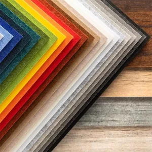 12mm Plain Panel Customized Polyester Fiber Acoustic Panels Modern Highly Effective Sound Absorption Living Room Hotel