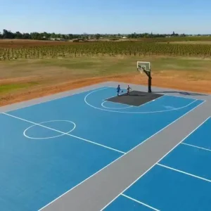 12’x 12′ Anti Slip Waterproof PP Interlocking Floor Tiles Shock Absorption Eco Friendly Basketball Court Tiles