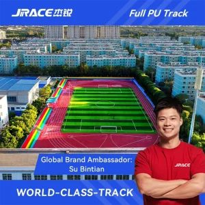 13mm Full PU Running Track System with High Elasticity and Shock Absorption