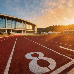 13mm Mixed-Structure Hybrid Running Track with PU Binder and EPDM Rubber Granules, Anti-Slip Outdoor Sports Flooring