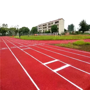 13mm Roll Track PU+ EPDM Prefabricated Running Track for Stadium School Surface
