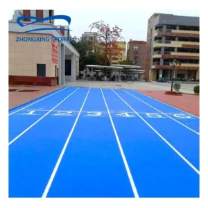 13mm Wet Pour Rubber Sport Flooring Synthetic Running Track PU Athletic Tartan Track for Outdoor Sports