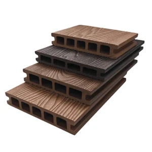 140*25mm 3D Embossed WPC Wood-Plastic Composite Outdoor Decking