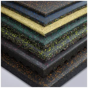 15-50mm Colorful Sports Rubber Gym Floor Mat