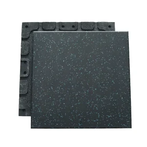15mm 20mm 25mm 30mm Thick Non Slip Rubber Gym Flooring Mat 50x50cm 100x100cm Customizable Model XY-Mat1
