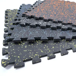 15mm 20mm Thick Rubber Gym Floor Mat Anti Slip Gym Mats Interlocking Rubber Floor Tiles with Clips