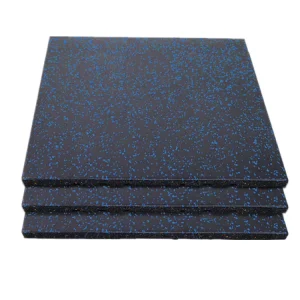 15mm 25mm Shock Absorption Rubber Tile Gym Flooring Mat