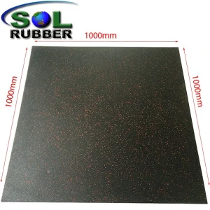 15mm Commercial Fitness Strong EPDM Rubber Gym Flooring