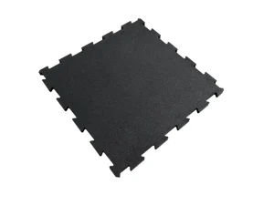 15mm High-Density EPDM Interlocking Rubber Gym Mat Anti-Slip Shock-Absorbing Flooring